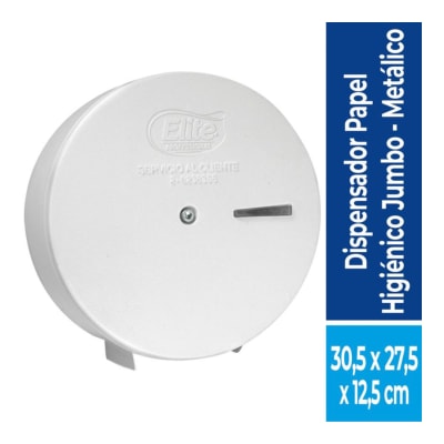 Dispensador Papel Higiénico Elite Metálico