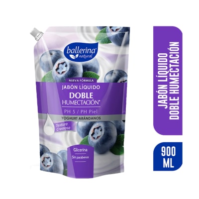 Jabón BALLERINA Yoghurt Y Arándano 900ML 