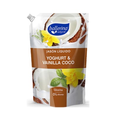 Jabón BALLERINA Yoghurt Vainilla Coco 900ML