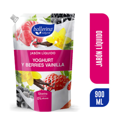 Jabón BALLERINA Yoghurt Y Berries Vainilla 900ml