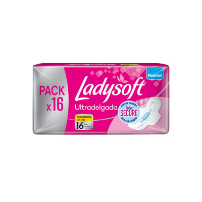TOALLA HIGIÉNICA Ladysoft Ultradelgada X16