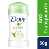 Desodorante DOVE Go Fresh Barra Pepino 50G1