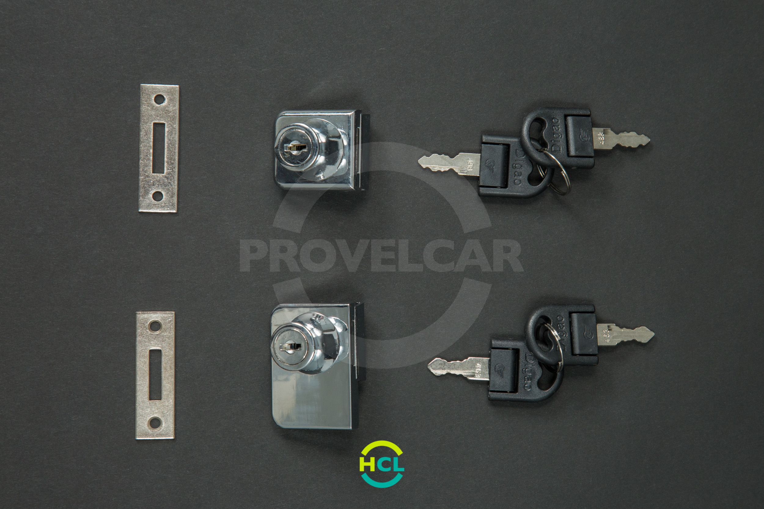 Cliquear para Ver en Pantalla Completa CERRADURA PARA VIDRIO CROMADA UNIDAD
