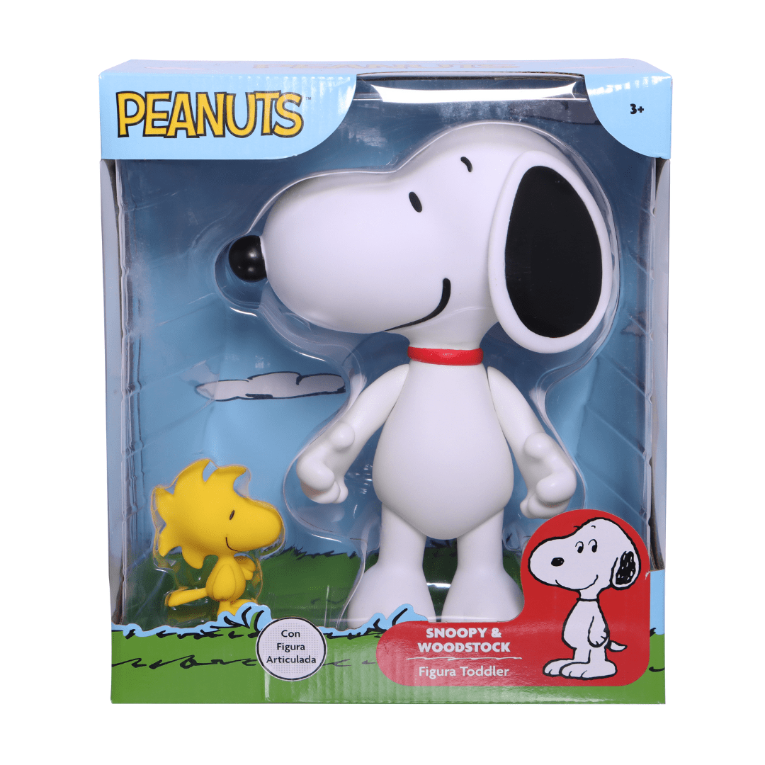 Figura Articulada Toddler Snoopy y Woodstock 25 cms La