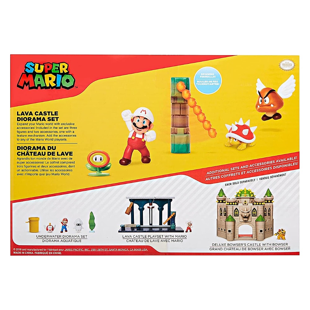 Diorama Castillo De Mario Bros Juguete Nintendo Super Mario Set
