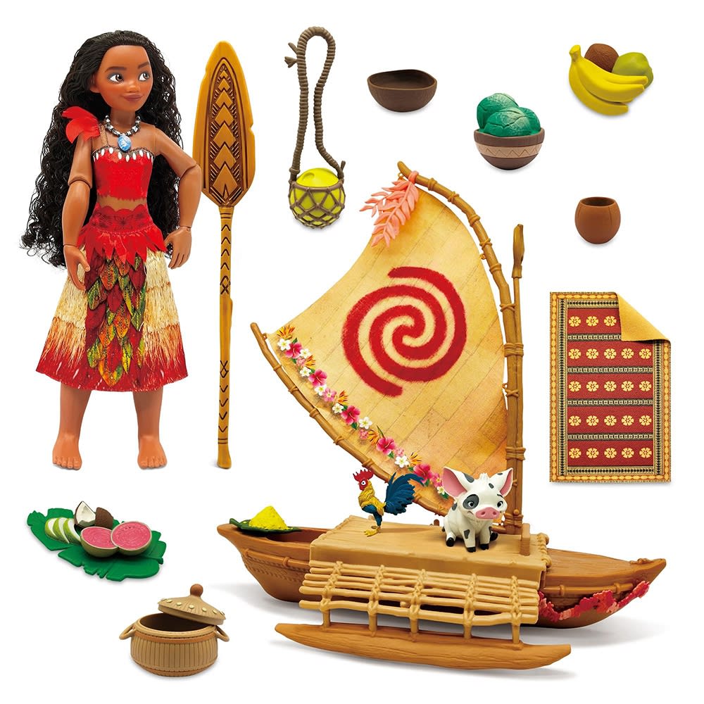 Barco La MuÃ±eca De Moana Playset Disney Store Princesa Moana Con