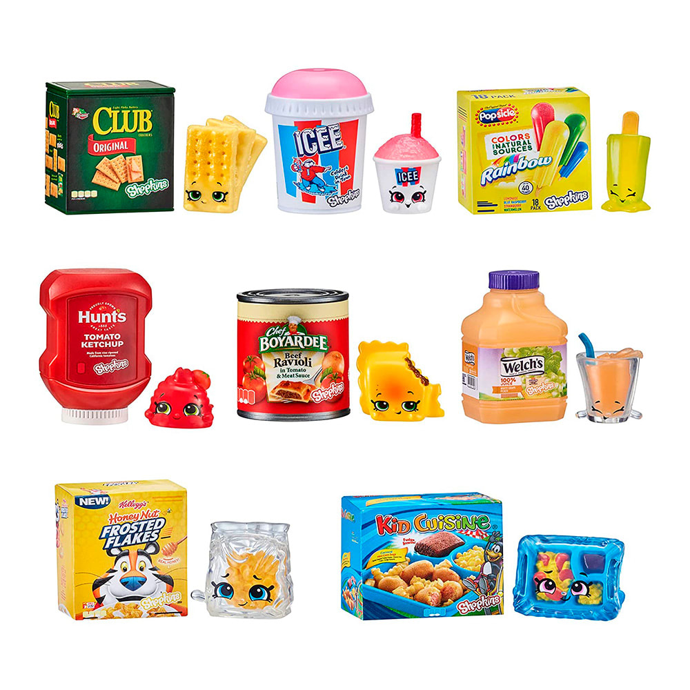 Set Coleccionable Shopkins Real Littles Micro Mart 16 piezas