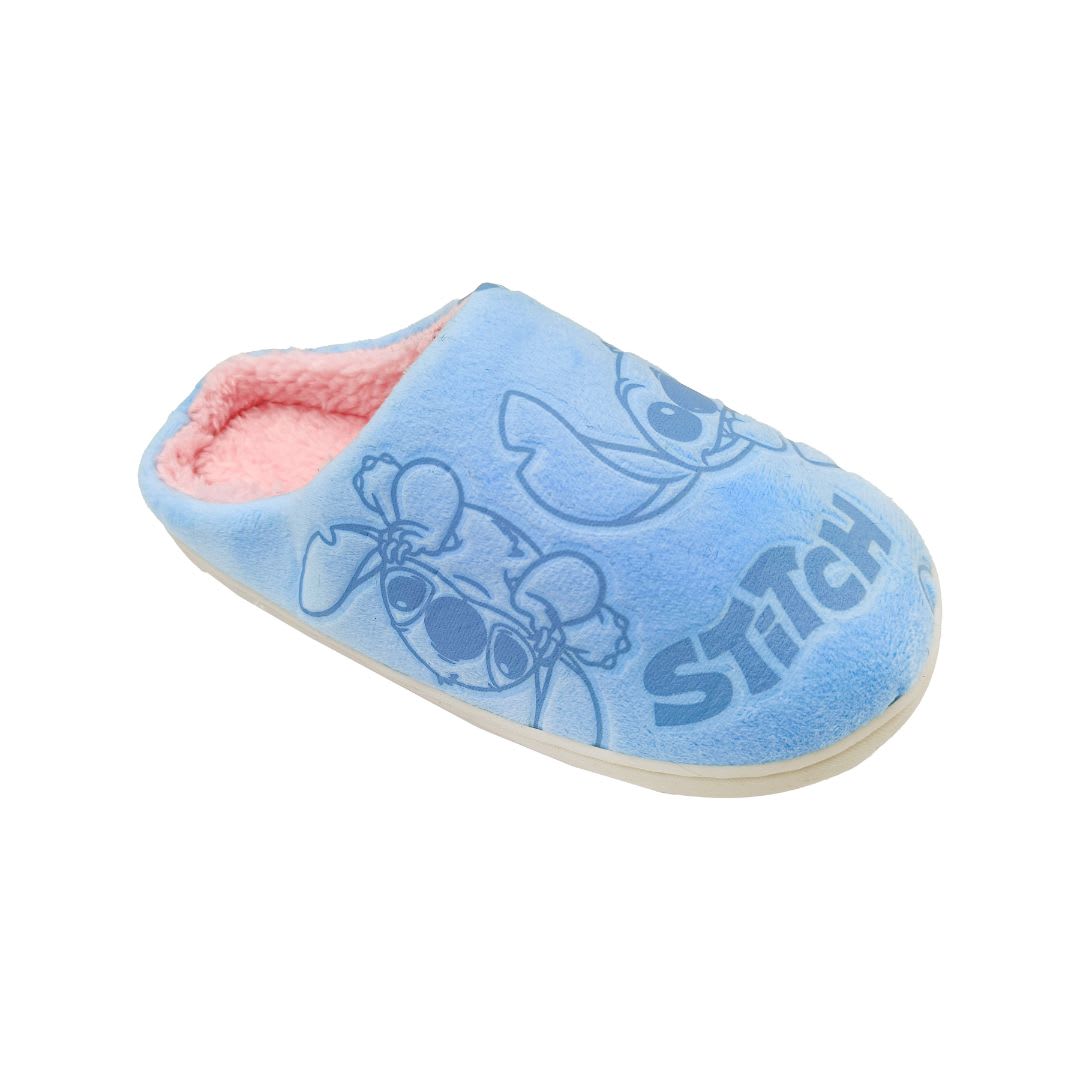 Pantuflas Mujer Stitch Celeste La Juguetería de Mamá