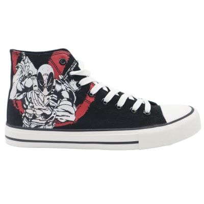 Zapatilla Botin Hombre Marvel Deadpool Negro1