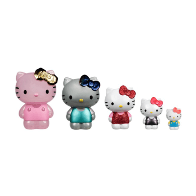Pack x 5 figuras Deluxe 50 aniversario Hello Kitty1
