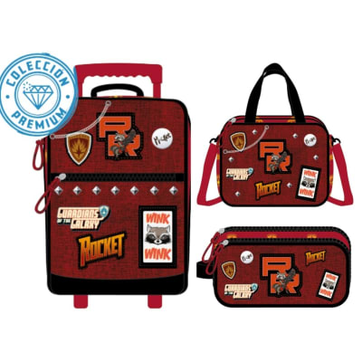 Pack Escolar Maleta Oficio Premium Disney Rocket1