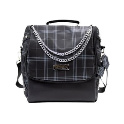 Lonchera Merlina Addams Con Rayas1