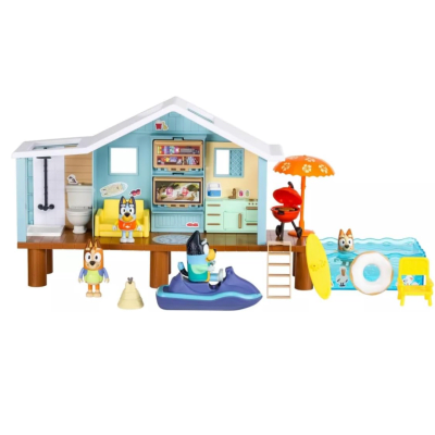 Casa de Playa Ultimate Bluey con personajes1