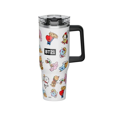 Mug Termo BT21 BTS Kpop Kawai Chibi con asa 1200 ML1