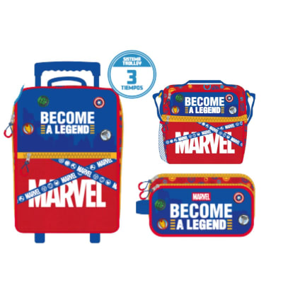 Pack Escolar Maleta Oficio Premium Marvel Avengers1
