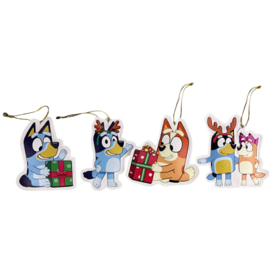 Set de adorno arbol navidad Bluey X4 unds 12cm Modelo 21