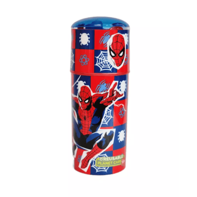 Tomatodo Botella Spiderman 350 ml Cañita1