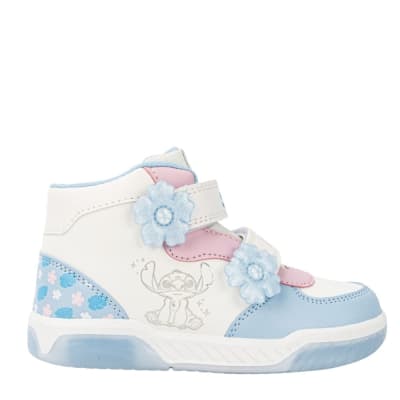 Zapatillas Botin Niña Casual Stitch Pastel Con Luces1