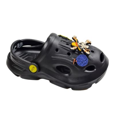 Sandalias Niño Clog Casual One Piece Luffy Negro1