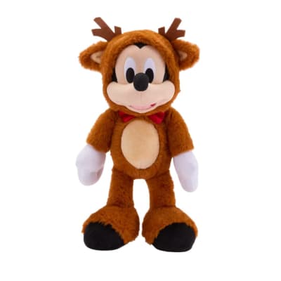 Peluche Disney Store Navideño Mickey Mouse Reno 30 cm1