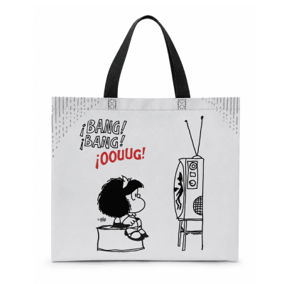 Bolsa Reutilizable Mafalda Blanca 39 x 44 x 18 cm1