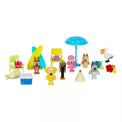 Set de Figuras Deluxe Bluey Playa1