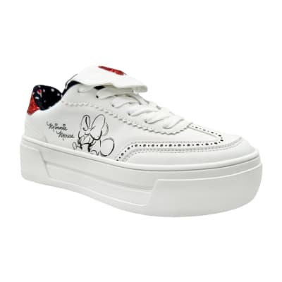 Zapatillas Mujer Minnie Mouse Casual Blanco1