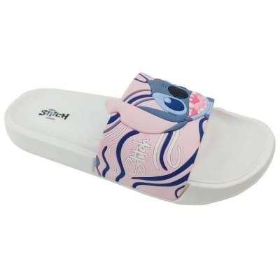 Sandalias Mujer Playeras Stitch Blanco1