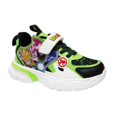 Zapatillas Niño Dragon Ball Goku Verde con Luces1