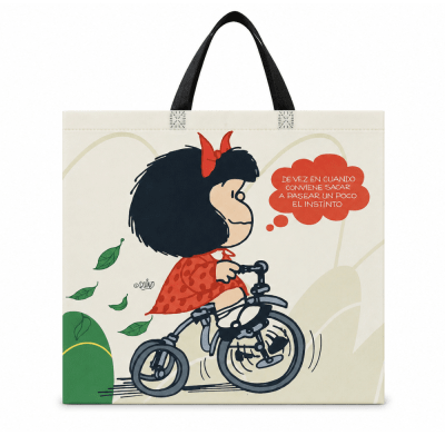 Bolsa Reutilizable Mafalda Beige 39 x 44 x 18 cm1