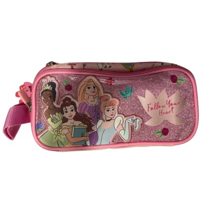 Cartuchera Escolar Princesas Disney Rosado1