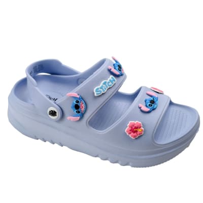 Sandalias Mujer Plataforma Stitch Celeste1