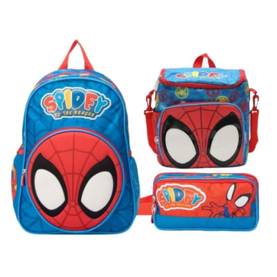 Pack Escolar Mochila Spidey Azul Nido1