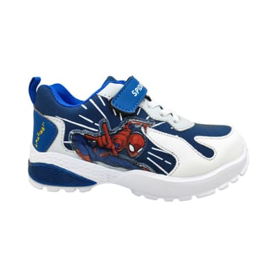 Zapatillas Niño Spiderman Azul con Luces1
