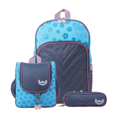 Pack Escolar Mochila Stitch Teens Oficio1