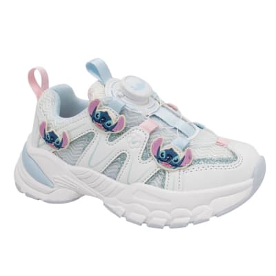 Zapatillas Niña Stitch Celeste Rosada1