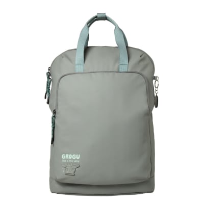 Mochila Juvenil Casual Star Wars Grogu Baby Yoda Verde1