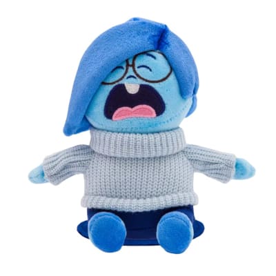 Disney Tristeza Peluche Mini Magnetico de hombro – Intensamente 2 – 15 cm1