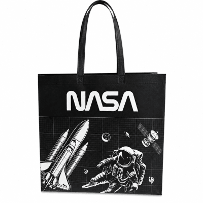 Bolsa Reutilizable NASA Negro 39 x 44 x 18 cm1