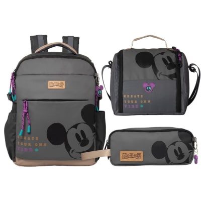 Pack Escolar Mochila Mickey Mouse premium1