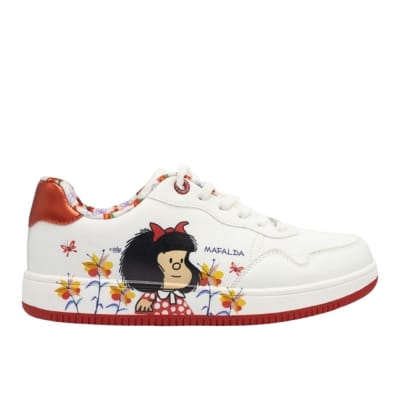 Zapatillas Mujer Casual Mafalda Blanco1