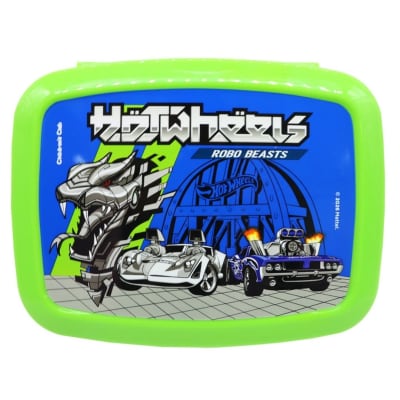 Taper con Divisiones Escolar Bento Hot Wheels1