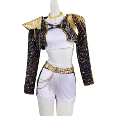 Disfraz Niña Rumi Golden Guerreras K-Pop Demon Hunters1