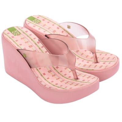 Sandalias Mujer Plataforma Zaxy Rosado1