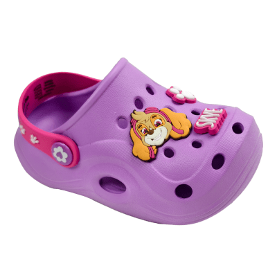 Sandalias Niña Clog Casual Skye Paw Patrol Lila1
