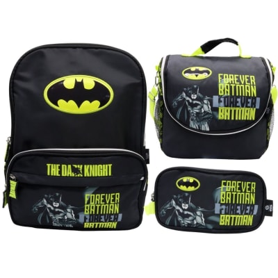 Pack Escolar Mochila Juvenil Batman Oficio1