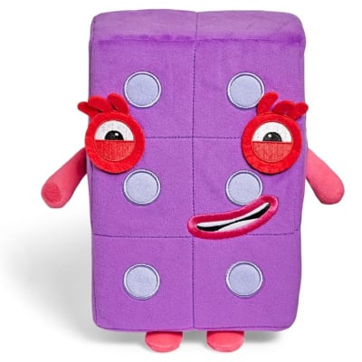 Peluche Numberblock Numero 6 Numberblocks1