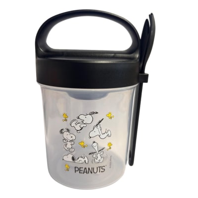 Taper con Cuchara Escolar Snoopy Blanco 560 ML1