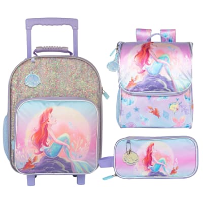 Pack Escolar Maleta Princesa Ariel La Sirenita Oficio1
