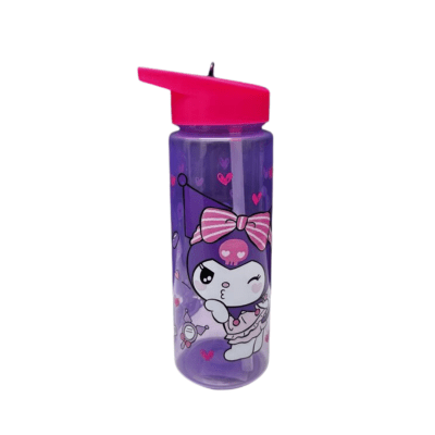 Tomatodo Botella con cañita Kuromi 590 ml1
